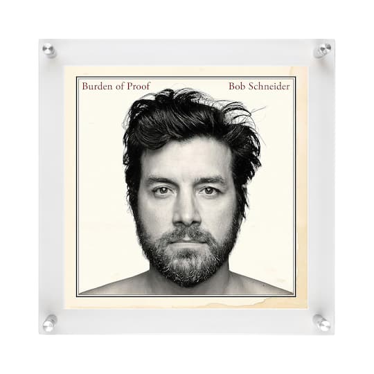 Wexel Art 12" x 12'' Acrylic Floating Frame for Album Covers with Silver Hardware